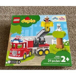 New Town Fire Truck Building Toy Set for Toddlers, Preschool Boys and Girl